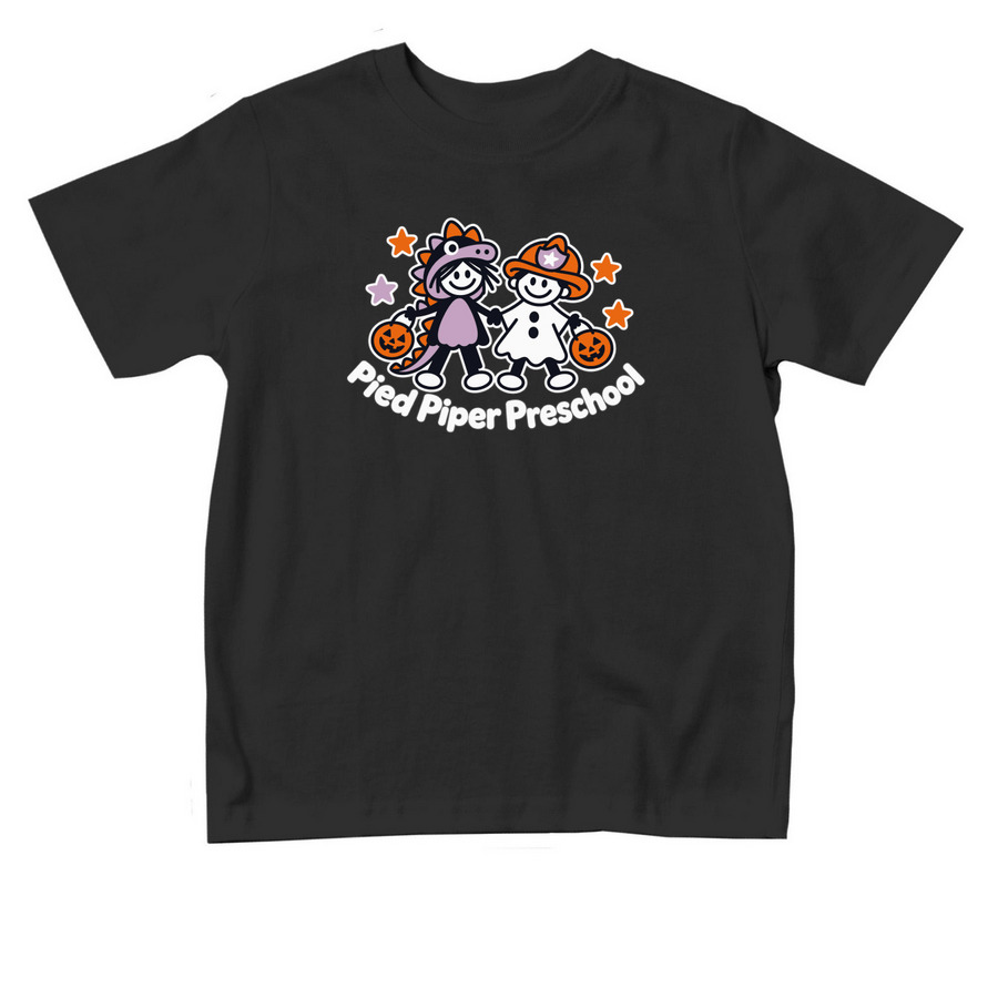 ? Spooky Friends Toddler Tee and Sweatshirt, a Black Toddler Tee