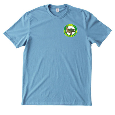 TRL Earth Day/World Turtle Day ECO-MERCH, a Arctic Blue Allmade Heavyweight Recycled Cotton Tee