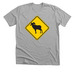 Bighorn Crossing Sign, a Athletic Heather Premium Unisex Tee