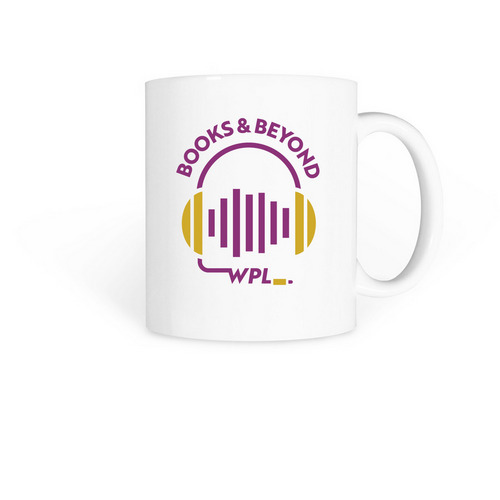 Books & Beyond Mug, a White Coffee Mug