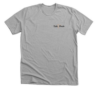 Until None Suffer Dark Font - Tops, a Athletic Heather Premium Unisex Tee