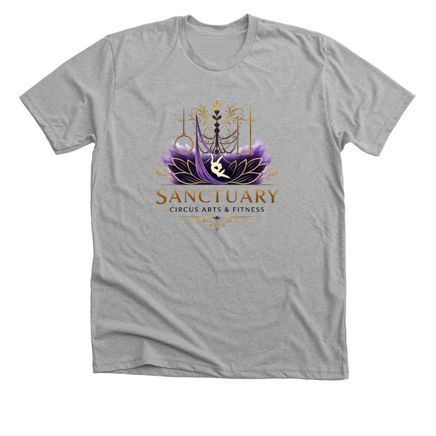 Sanctuary Circus Arts, a Athletic Heather Premium Unisex Tee