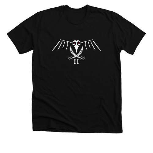 Fog & Plunder, a Solid Black Blend Premium Unisex Tee