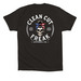 CCF Goes Patriotic, a Black Premium Cotton Tee (back-view)