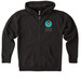 WINGS Heavyweight Zip Up Hoodie, a Black Heavyweight Zip Up Hoodie