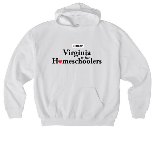 Virginia Is for Homeschoolers, a White Stanley/Stella Cooper Dry Pullover Hoodie