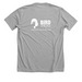 Birds > Humans, a Athletic Heather Premium Unisex Tee (back-view)