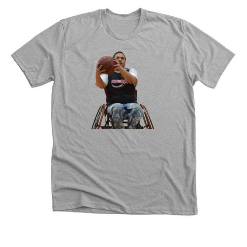 Hoops, a Athletic Heather Premium Unisex Tee