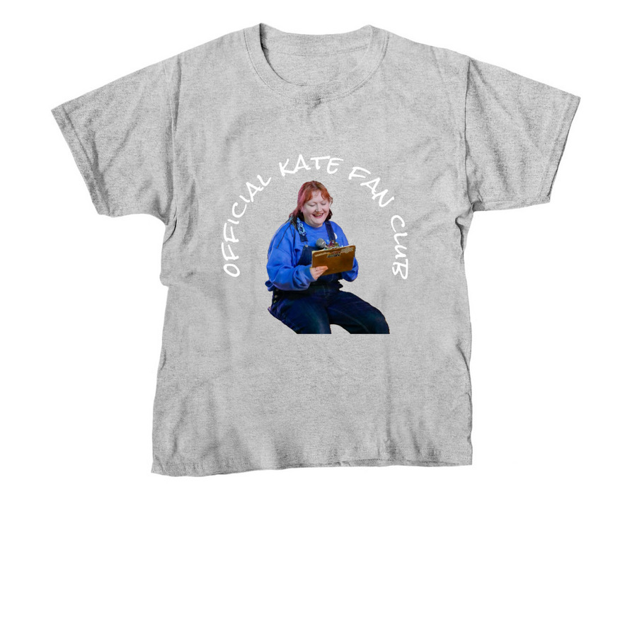 kate fan club ????, a Sport Grey Youth Unisex Tee