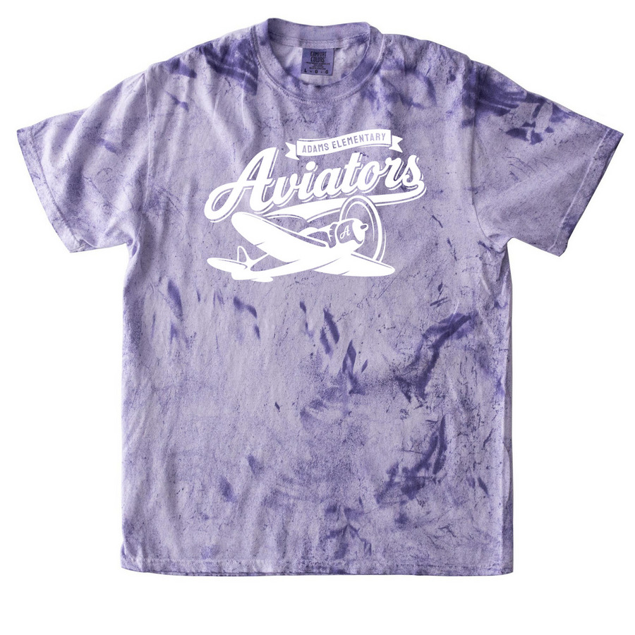 Aviator High Fashion, a Amethyst Comfort Colors Colorblast Tee