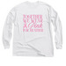 Pink for Heather - Adult Short & Long Sleeve, a White Classic Long Sleeve Tee