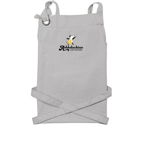 Pawpy Aprons, a Silver Cotton Canvas Pocket Apron