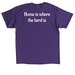 Lauerland Drill Team Shirt, a Purple Classic Unisex Tee (back-view)