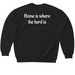 Lauerland Drill Team Shirt, a Black Softstyle Crewneck Sweatshirt (back-view)