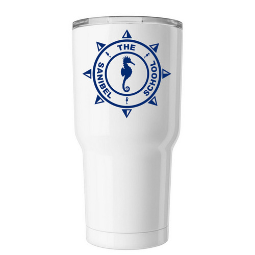 Sanibel School Tumbler&nbsp;, a White Insulated Tumbler