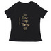 PROJECT 153, a Black Women's Relaxed V-Neck Tee