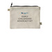Advocacy Kit Pouch, a Natural 9"x7" Hemp Blend Pouch