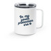 In my youth protection era Mug, a White Stainless Steel Travel Mug