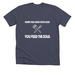Food, a Heather Midnight Navy Premium Unisex Tee