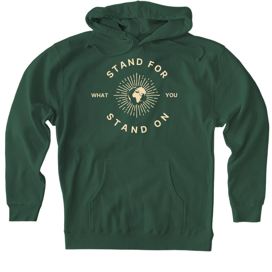 Stand For Collection, a Alpine Green Heavyweight Pullover Hoodie