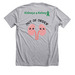 Kidneys 4 Kelsey, a Athletic Heather Premium Unisex Tee (back-view)