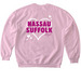 Integrity BBG Shuk, a Light Pink Softstyle Crewneck Sweatshirt (back-view)