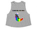 LIDSA ? Pride ????, a Athletic Heather Women's Cropped Racerback Tank