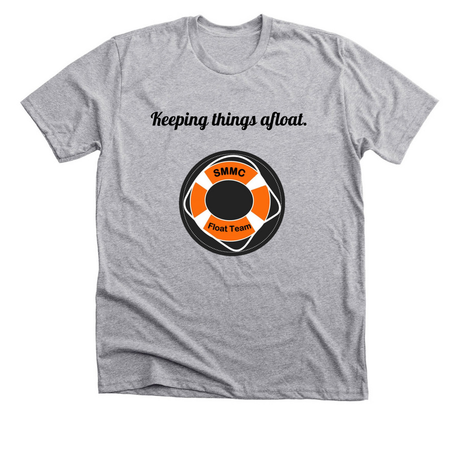 Keeping things afloat., a Athletic Heather Premium Unisex Tee