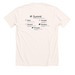 Liver Fundraiser 1, a Heather Natural Premium Unisex Tee (back-view)