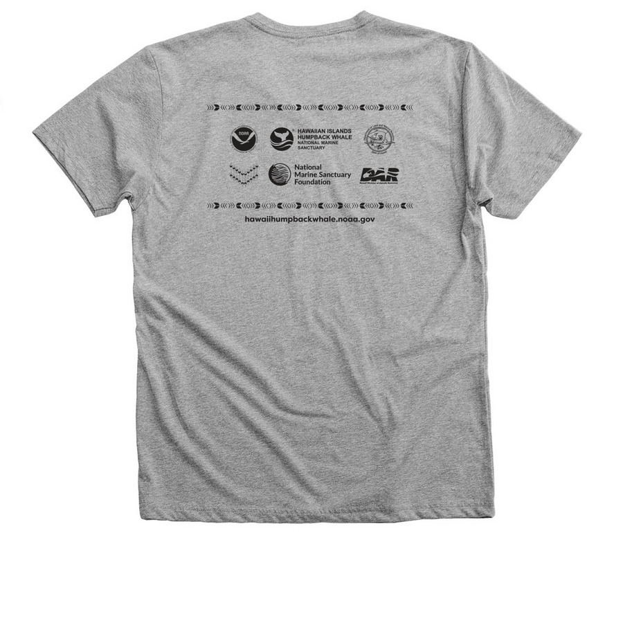 2026 Sanctuary Ocean Count, a Athletic Heather Premium V-Neck Tee (back-view)