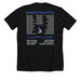 SMS Football 7th/8th Grade Football 25/26, a Solid Black Blend Premium Unisex Tee (back-view)