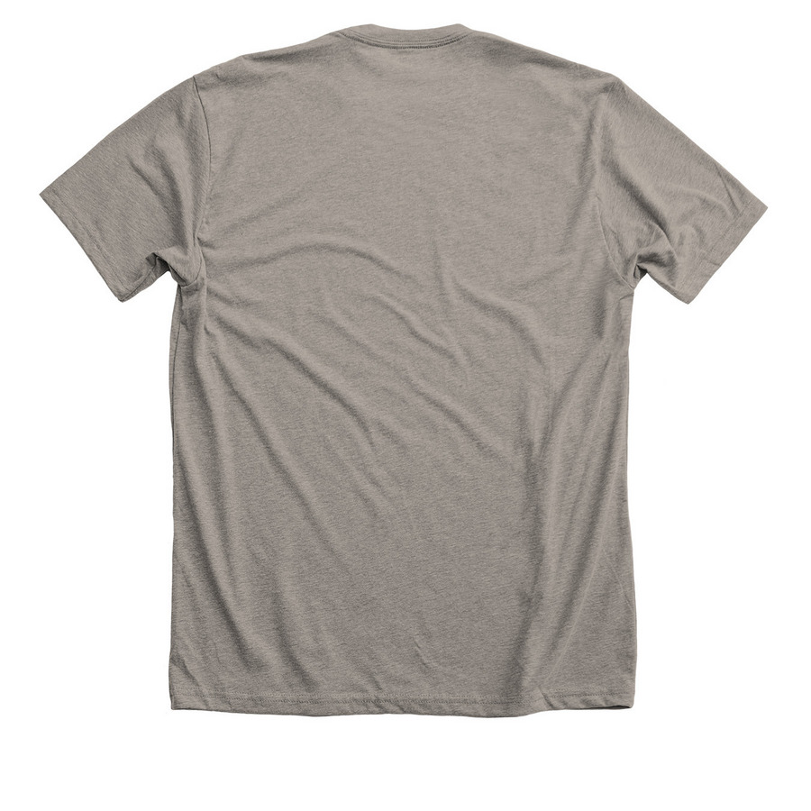 Holy City T-Shirts & Hoodies, a Heather Stone Premium Unisex Tee (back-view)