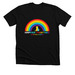 Happier Together PRIDE Rainbow (Dark), a Solid Black Blend Premium Unisex Tee