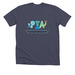 Shark Week, a Heather Midnight Navy Premium Unisex Tee