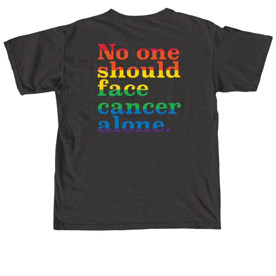 Ulman Pride Tee, a Pepper Comfort Colors Unisex Tee (back-view)
