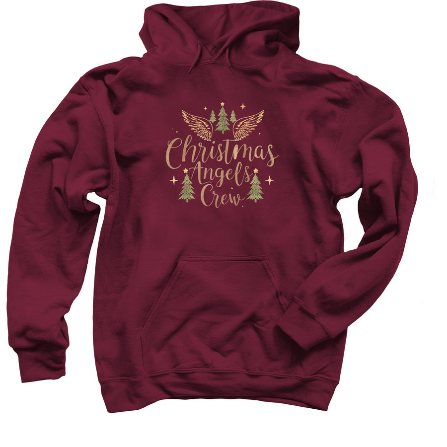 Christmas Remembrance Batch 11, a Maroon Pullover Hoodie