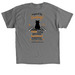Inspired by Garfield&nbsp;, a Charcoal Classic Unisex Tee (back-view)