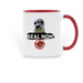 Seal Mom (Mug), a Red Two-Tone Ceramic Mug