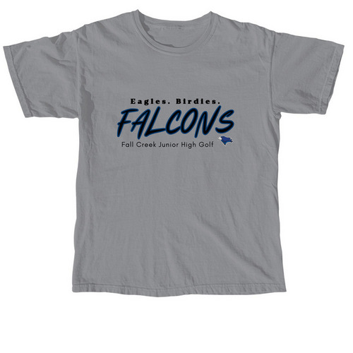 Birdies, a Granite Comfort Colors Unisex Tee