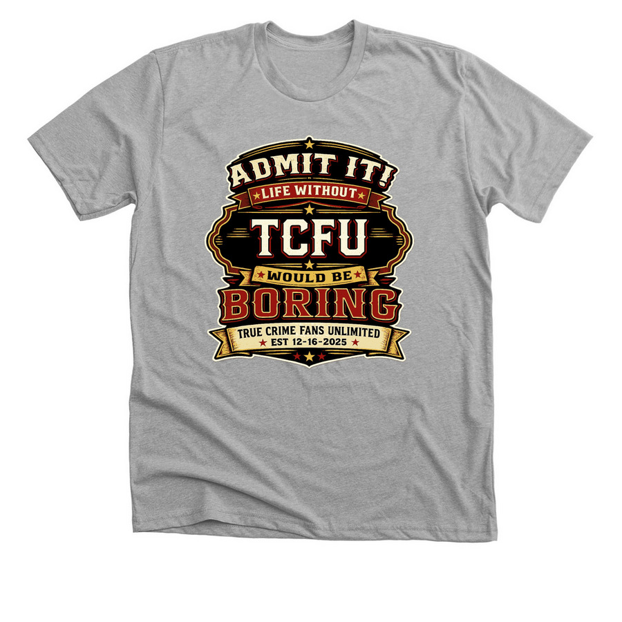 TCFU Tees, a Athletic Heather Premium Unisex Tee