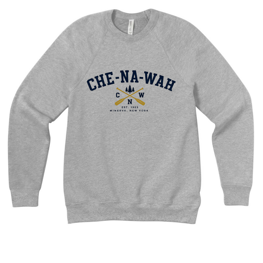 Che-Na-Wah, a Athletic Heather Premium Raglan Crewneck Sweatshirt