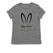 Bun Mom - Black, a Aluminum Grey Allmade Eco Triblend Women?s Tee