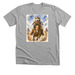 There was a cowboy named, a Athletic Heather Premium Unisex Tee