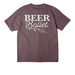 T Shirt, a Purple Storm Unisex Heavyweight Tee (back-view)