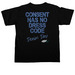 Denim Day 1, a Black Comfort Colors Unisex Tee (back-view)