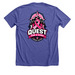One Quest, One Hope, a Heather Lapis Premium Unisex Tee (back-view)