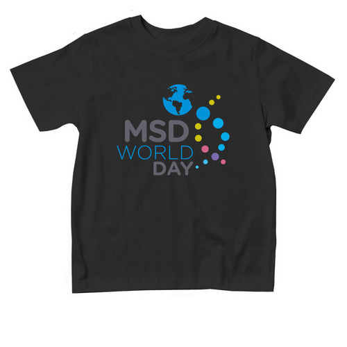 MSD World Day - Toddler Tees, a Black Toddler Tee