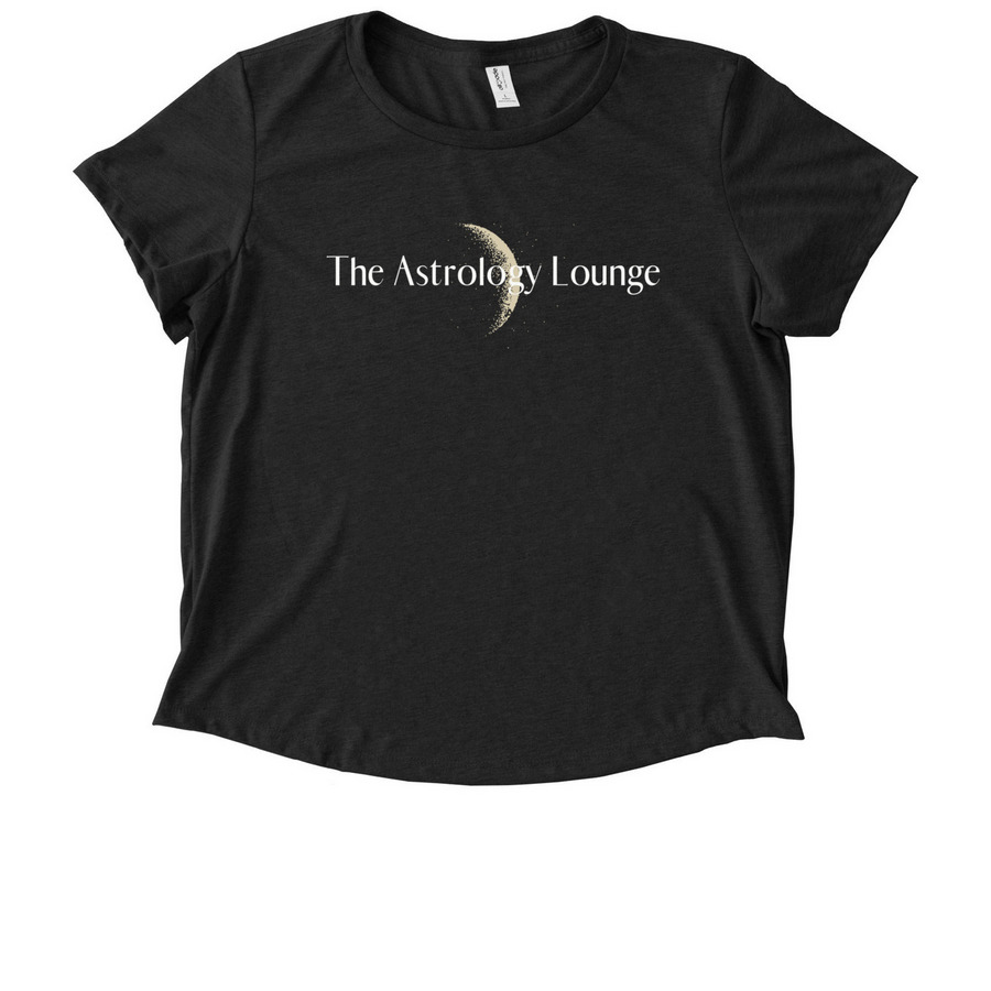 The Astrology Lounge Merch ?, a Space Black Allmade Eco Triblend Women?s Scoop Neck Tee
