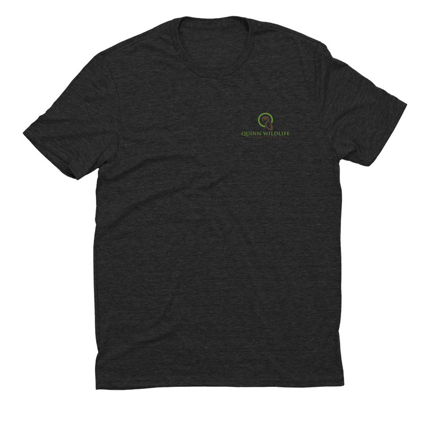 Quinn Wildlife Sanctuary, a Space Black Allmade Eco Triblend Unisex Tee