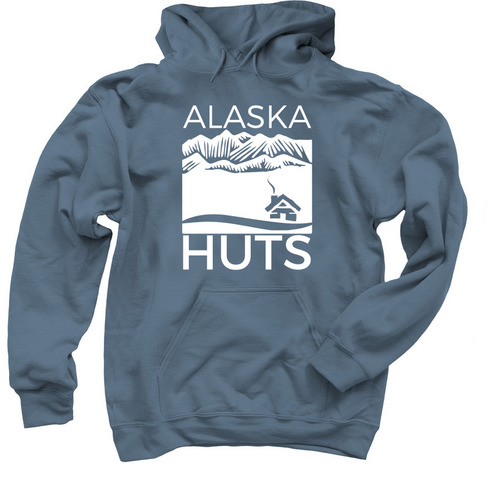 Alaska Huts Shirts, a Indigo Pullover Hoodie